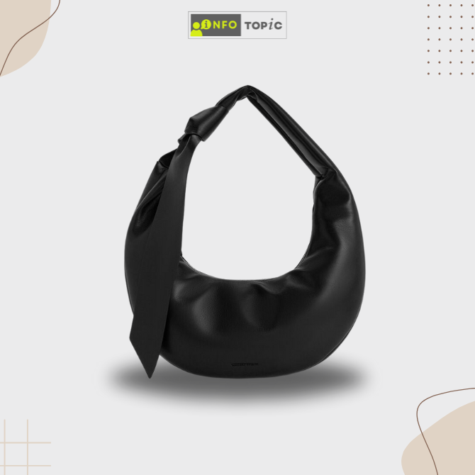 Toni Knotted Curved Hobo Bag