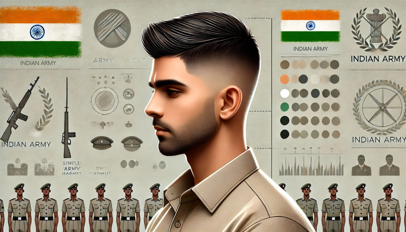 Simple Indian Army Haircut