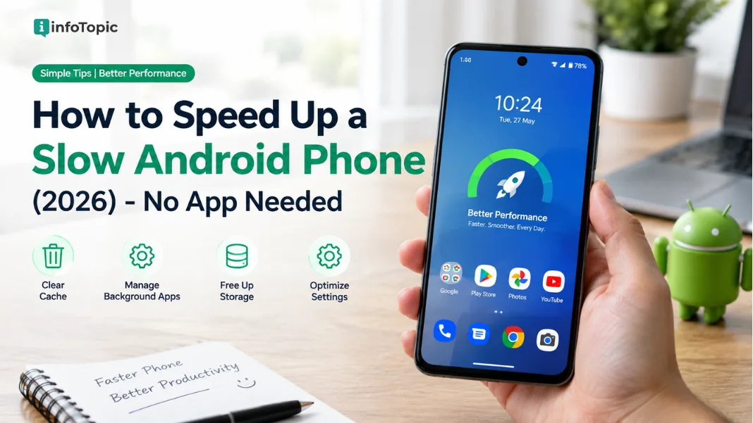 How to speed up slow Android phone by clearing cache, managing background apps, freeing storage and optimizing settings
